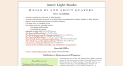 Desktop Screenshot of innerlightbooks.com