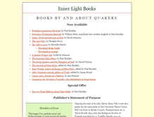 Tablet Screenshot of innerlightbooks.com